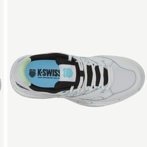 Kswiss Womens Tennis White and Mint Sneakers